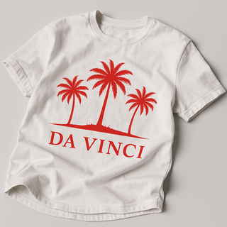 Black Apparel Palm Tree White T-Shirt