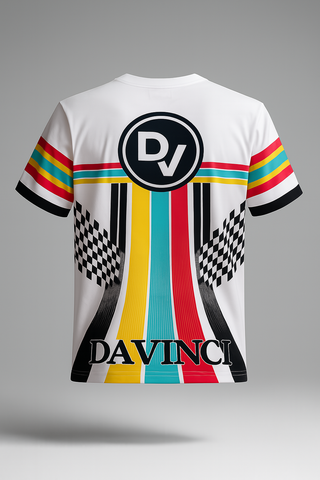 DV Symbol White Graphic Streetwear T-Shirt