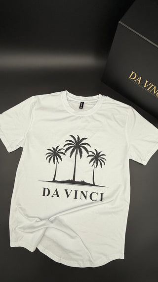 Black Apparel Palm Tree White T-Shirt