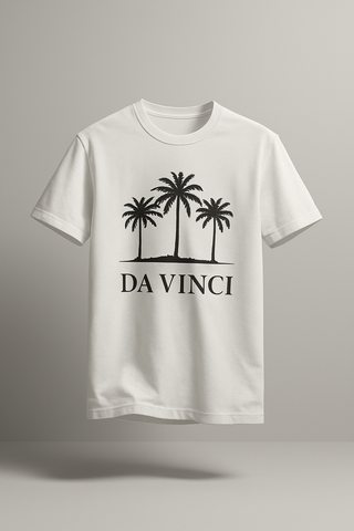 Black Apparel Palm Tree White T-Shirt