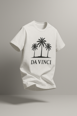 Black Apparel Palm Tree White T-Shirt